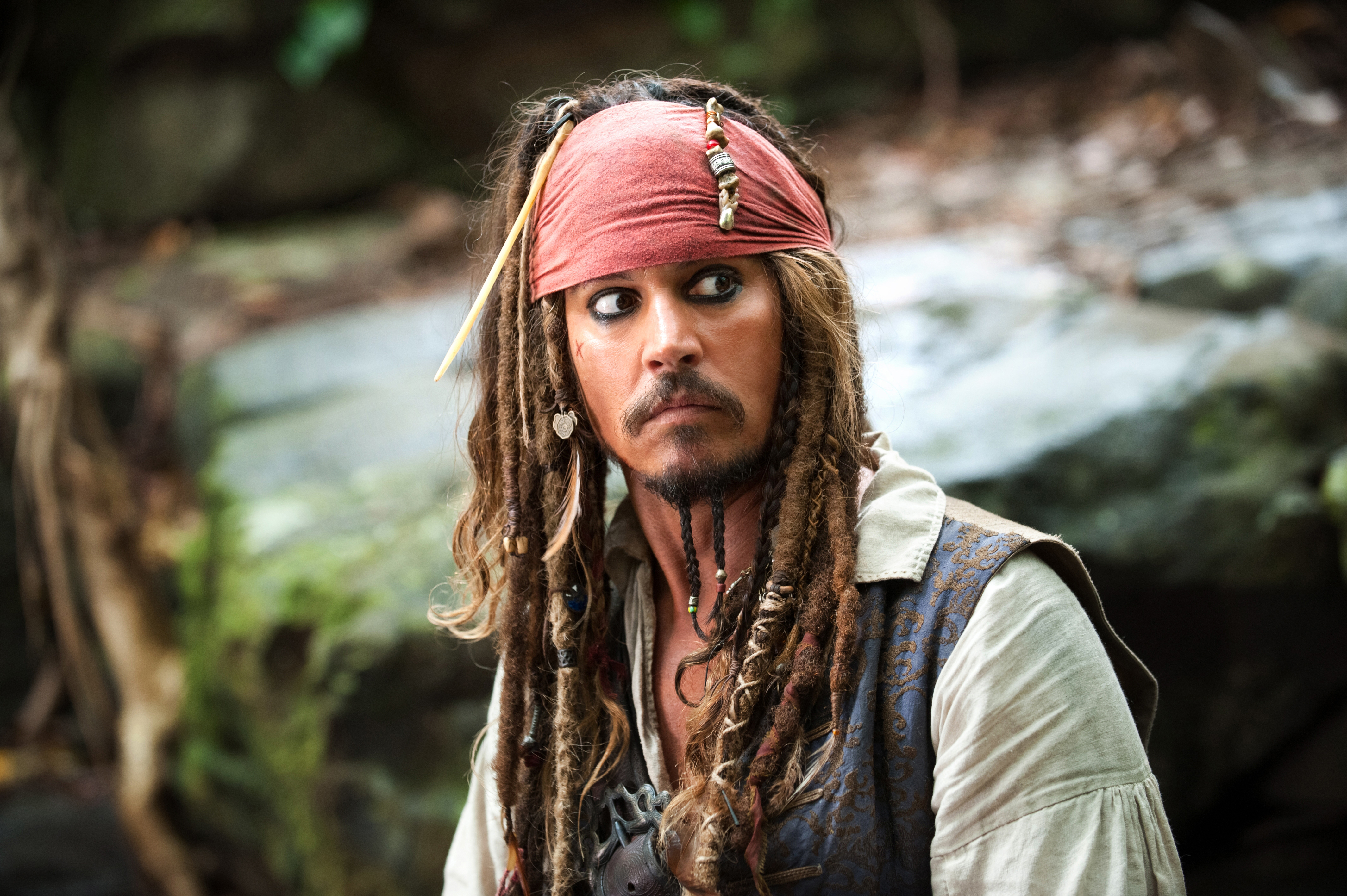 jack sparrow, johnny depp, pirates of the caribbean, pirates of the caribbean: on stranger tides, movie