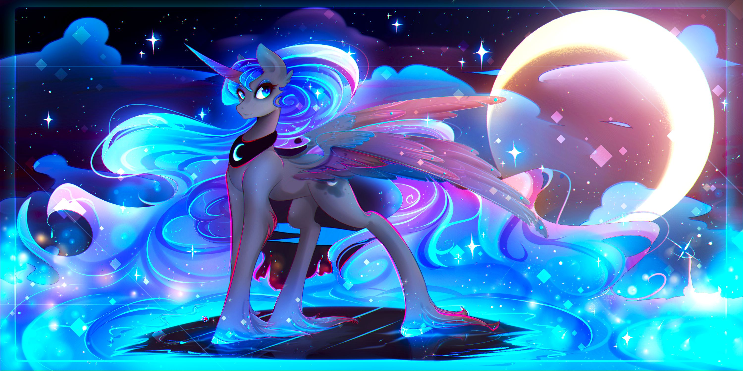 Laden Sie das Mein Kleines Pony, Fernsehserien, My Little Pony Freundschaft Ist Magie, Prinzessin Luna-Bild kostenlos auf Ihren PC-Desktop herunter