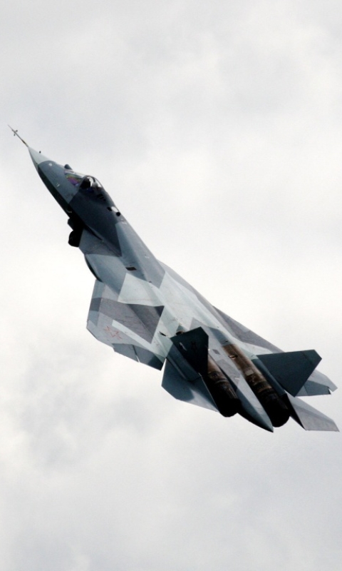 sukhoi su 57, military, airplane, jet fighters