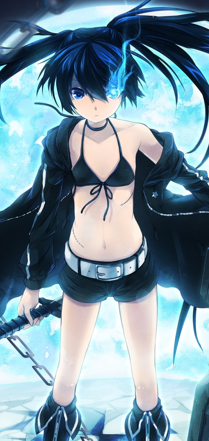 Download mobile wallpaper Anime, Black Rock Shooter for free.