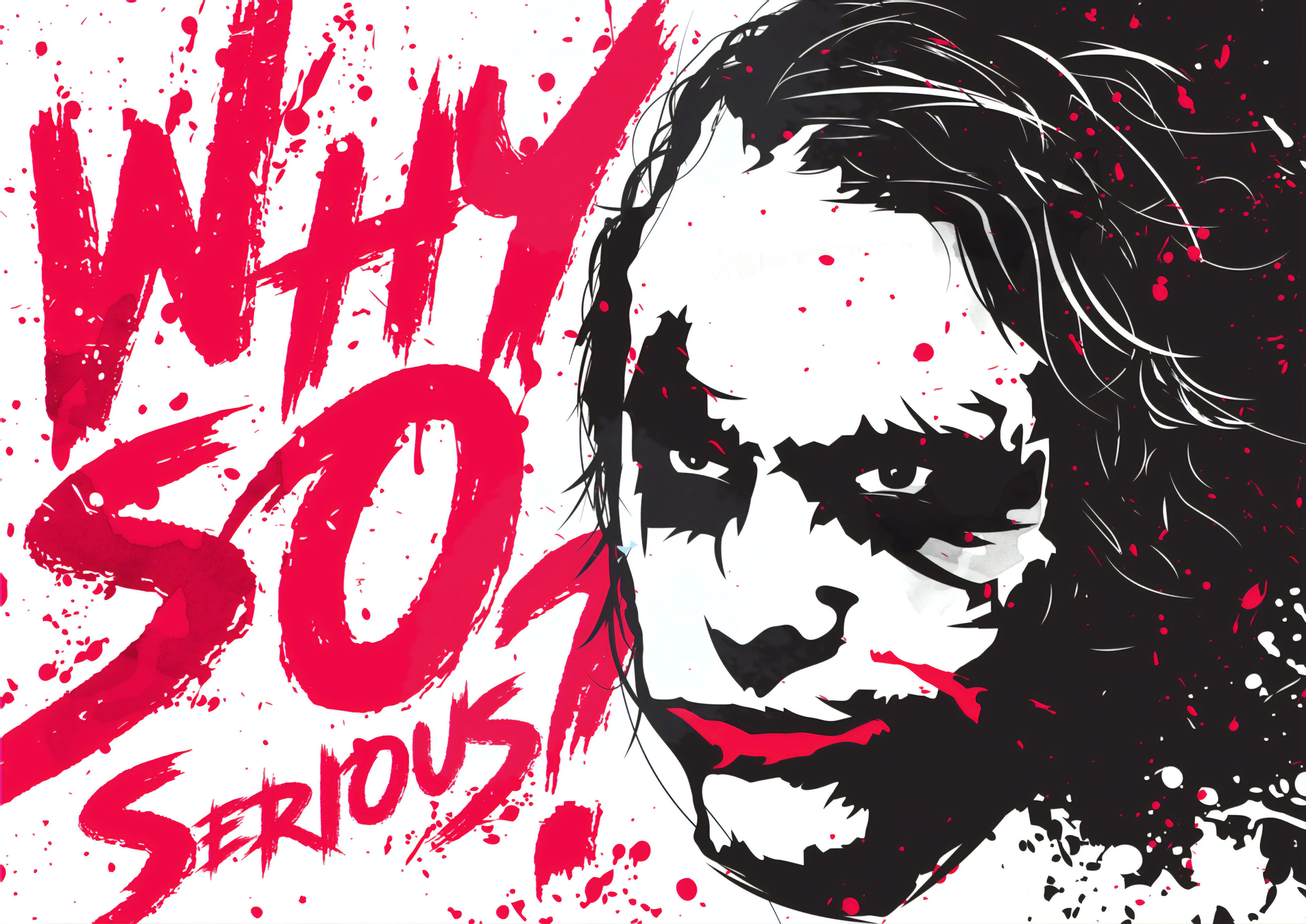 Handy-Wallpaper Joker, Filme, The Batman, The Dark Knight kostenlos herunterladen.