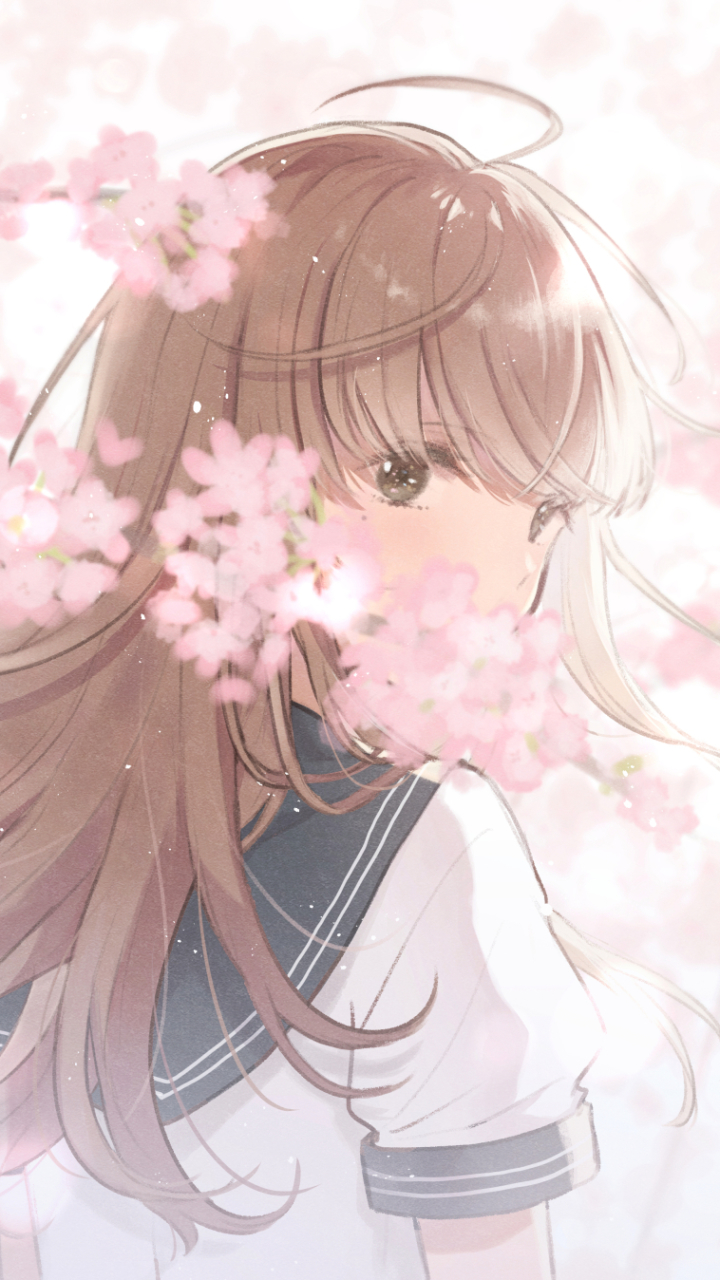 Descarga gratuita de fondo de pantalla para móvil de Sakura, Original, Animado.