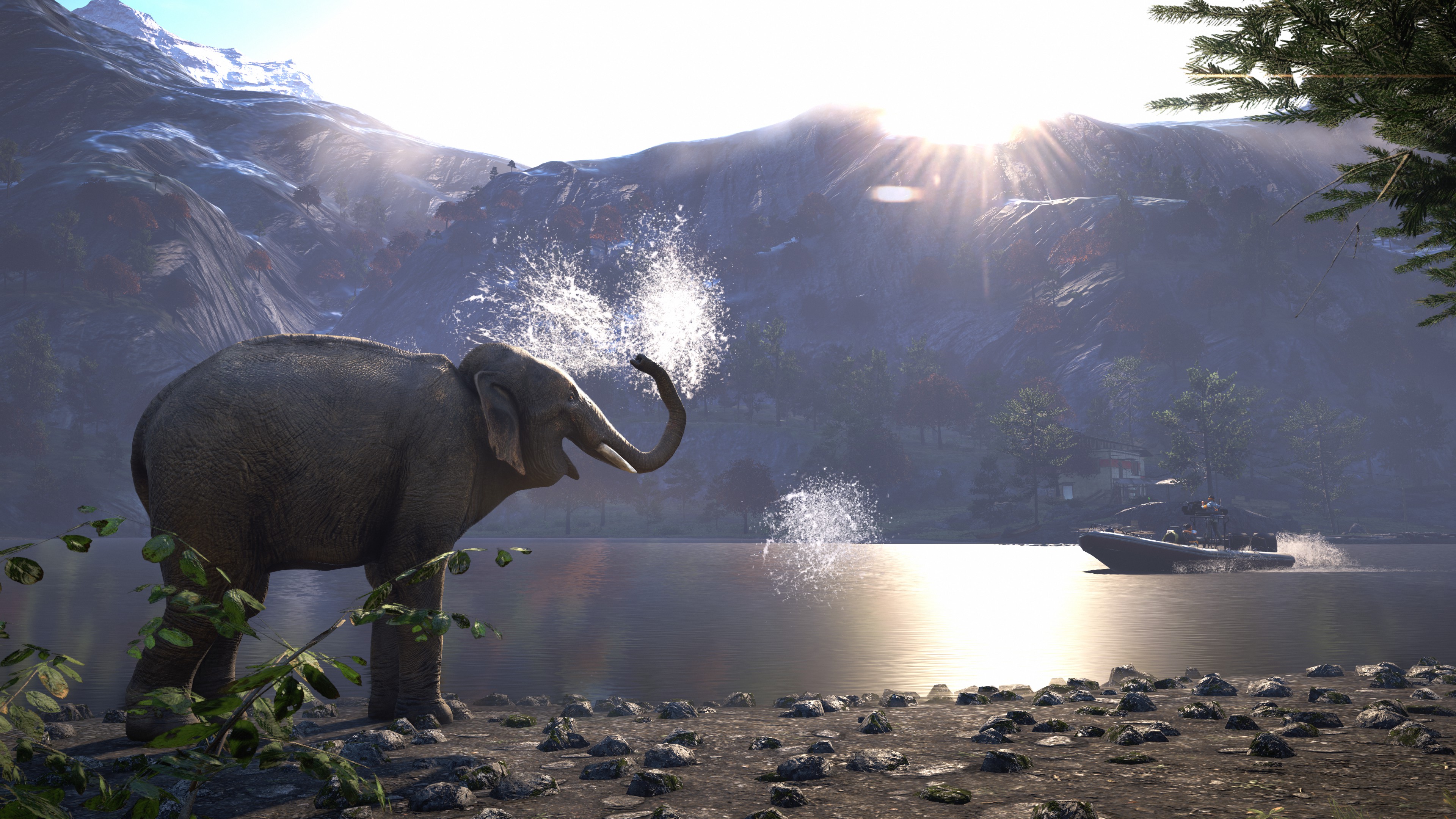 Free download wallpaper Elephant, Video Game, Far Cry, Far Cry 4 on your PC desktop