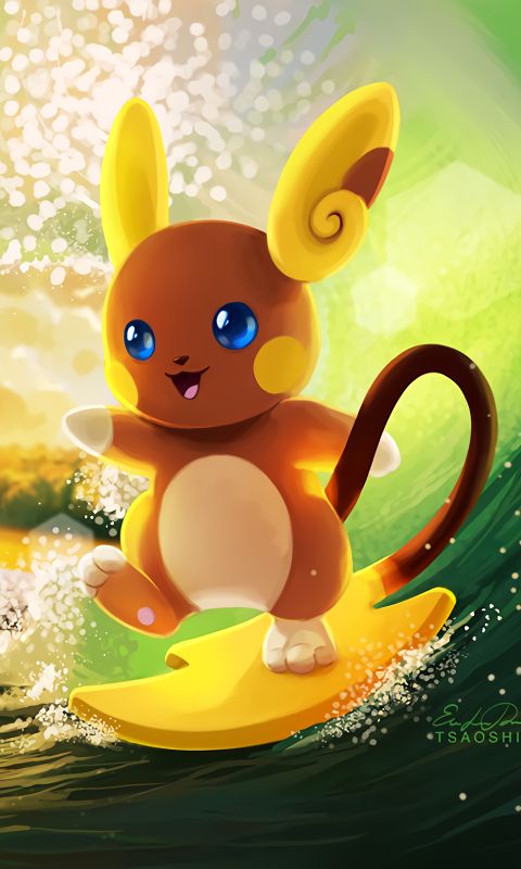 Descarga gratuita de fondo de pantalla para móvil de Pokémon, Videojuego, Raichu (Pokémon), Pokémon Sol Y Luna, Pokémon: Sol Y Luna, Alola Raichu.
