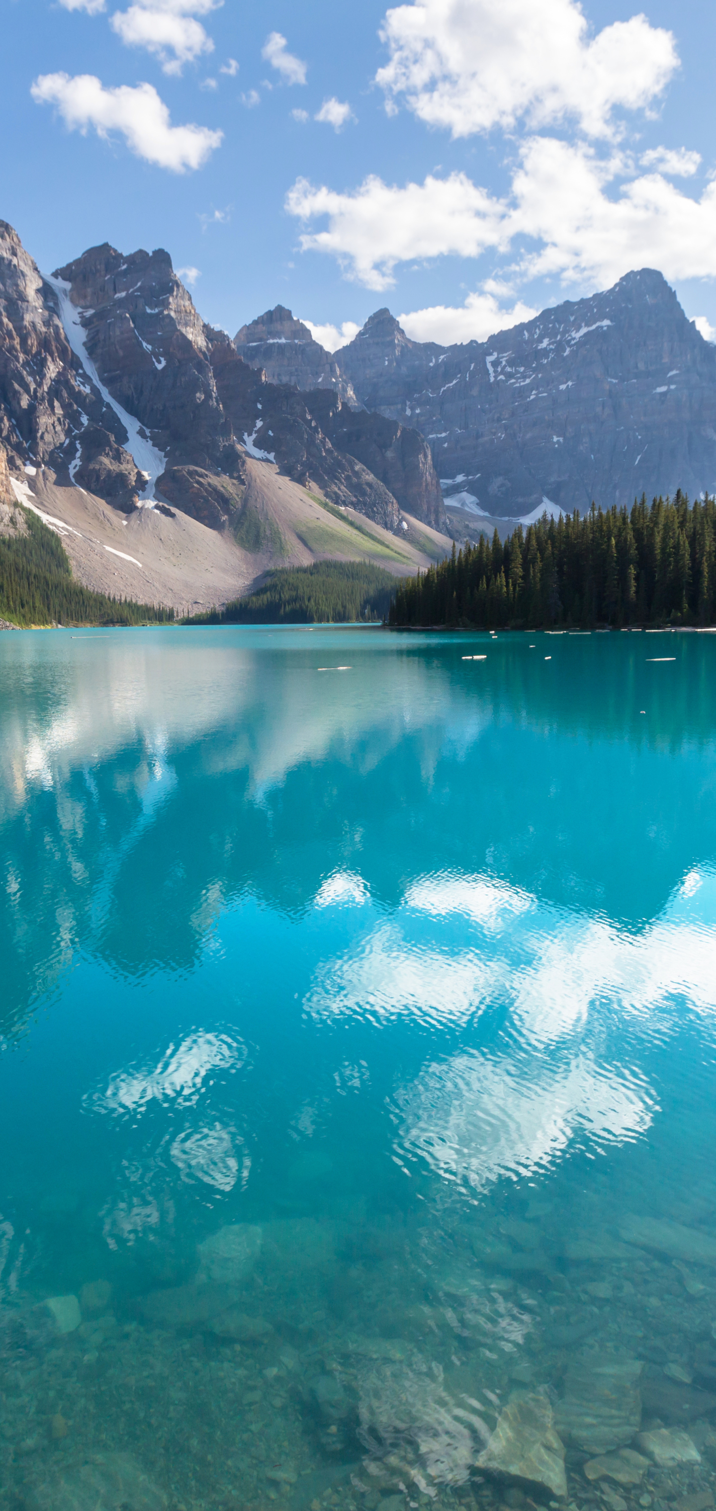 PCデスクトップに自然, 湖, 山, 反射, カナダ, 地球, モレーン湖画像を無料でダウンロード