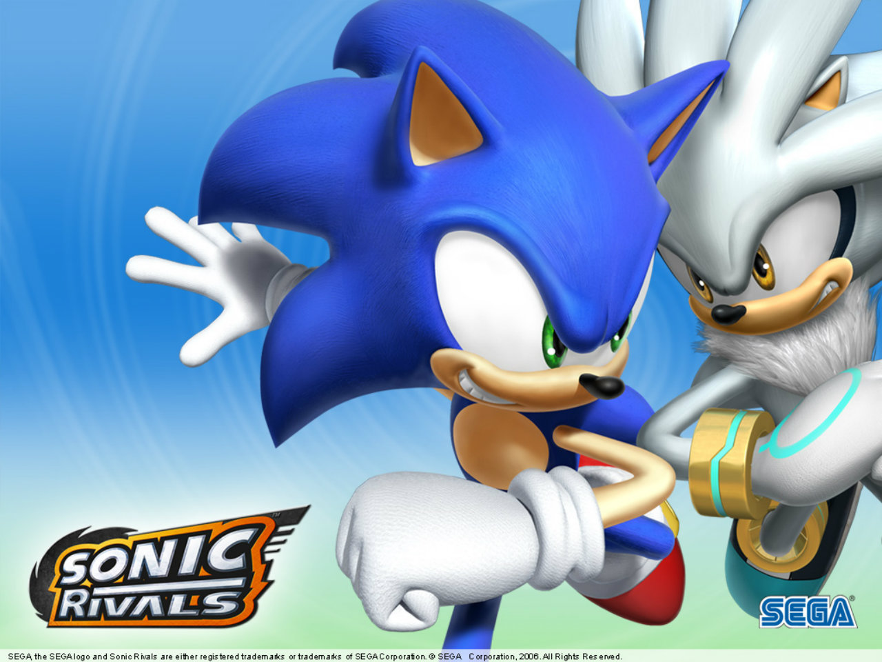 video game, silver the hedgehog, sonic the hedgehog, sonic rivals