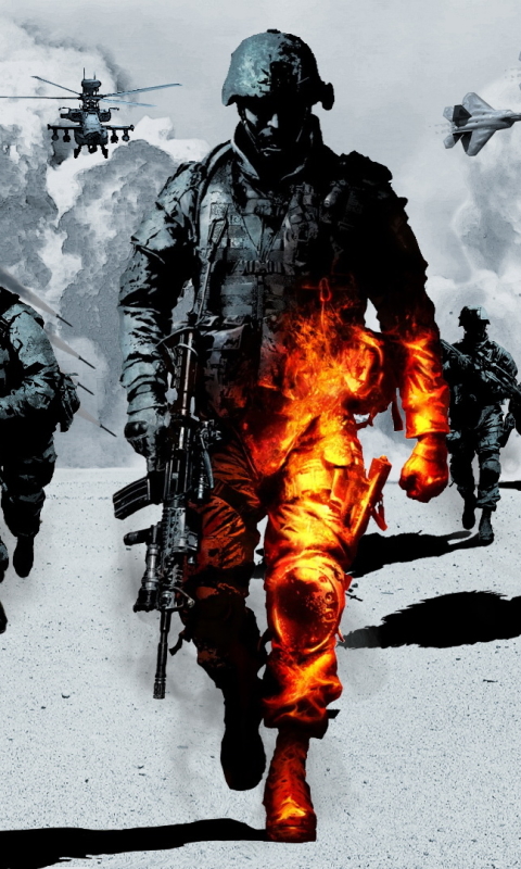 Descarga gratuita de fondo de pantalla para móvil de Campo De Batalla, Videojuego, Battlefield: Bad Company 2.
