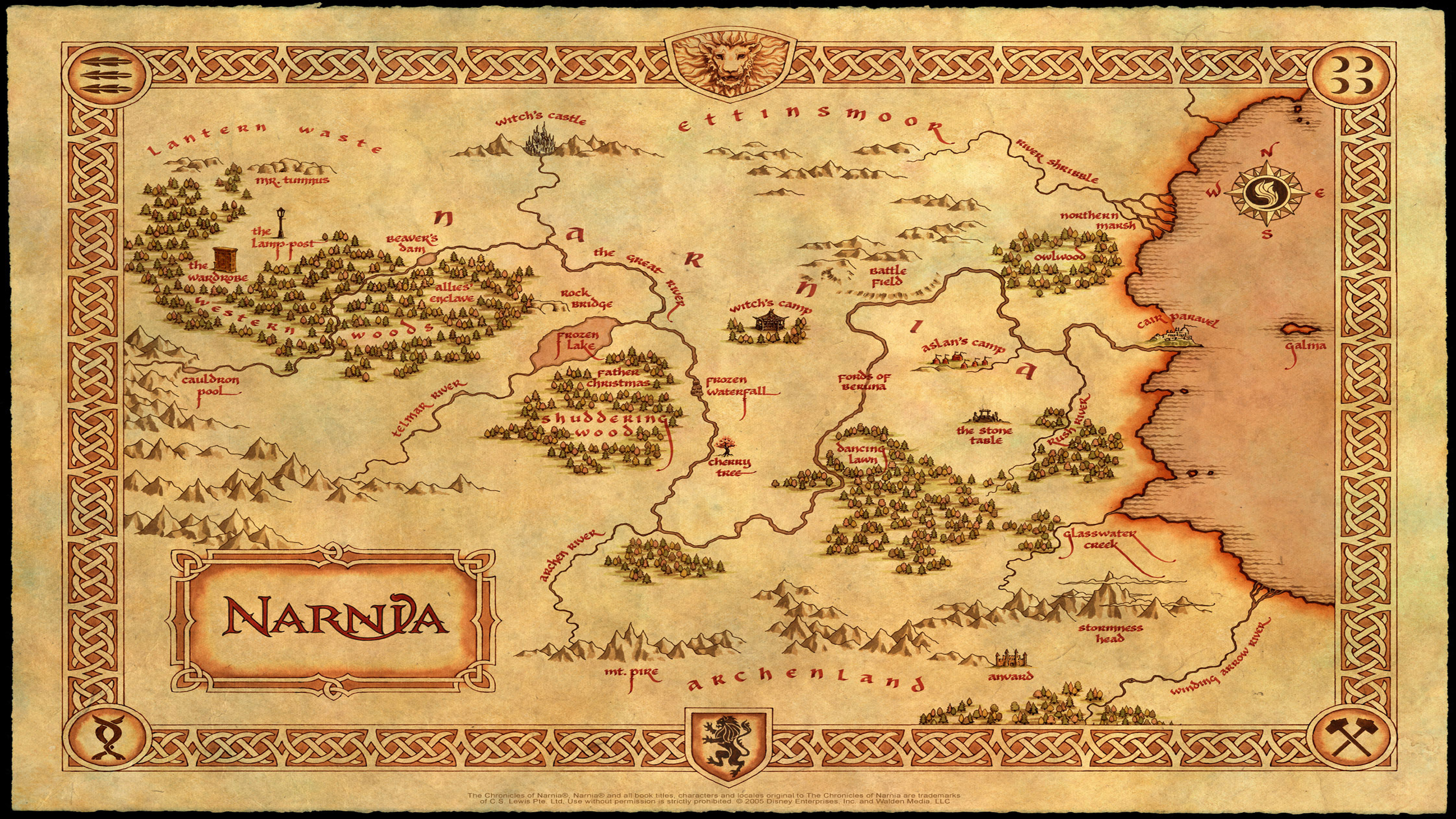 Meilleurs fonds d'écran Le Monde De Narnia : Chapitre 1 Le Lion La Sorcière Blanche Et L'armoire Magique pour l'écran du téléphone