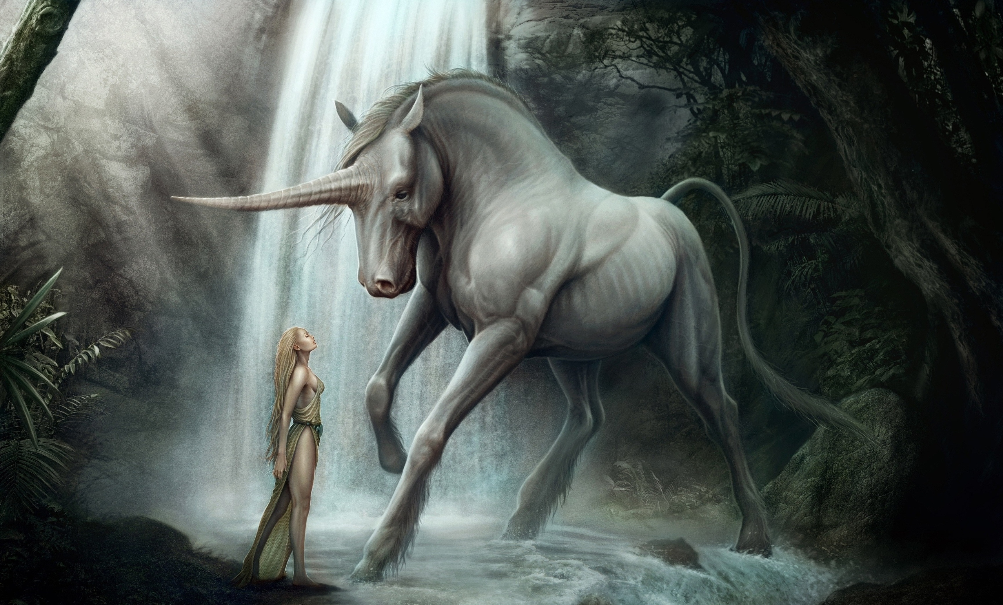 Free download wallpaper Fantasy, Unicorn, Fantasy Animals on your PC desktop