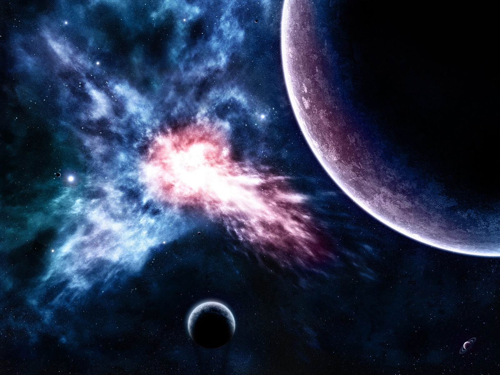 Free download wallpaper Landscape, Universe, Stars, Art, Planets on your PC desktop