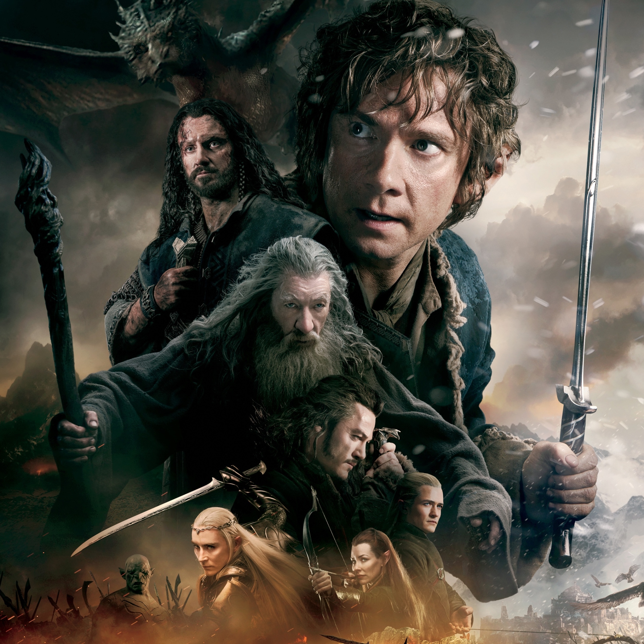 Laden Sie das Der Herr Der Ringe, Filme, Der Hobbit: Die Schlacht Der Fünf Heere-Bild kostenlos auf Ihren PC-Desktop herunter