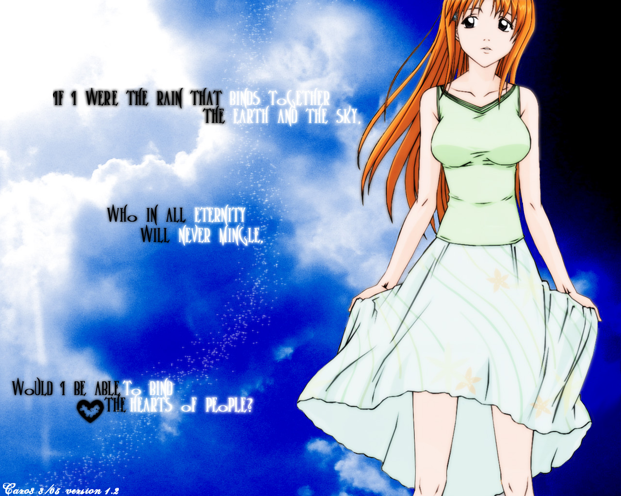 Handy-Wallpaper Bleach, Animes, Orihime Inoue kostenlos herunterladen.