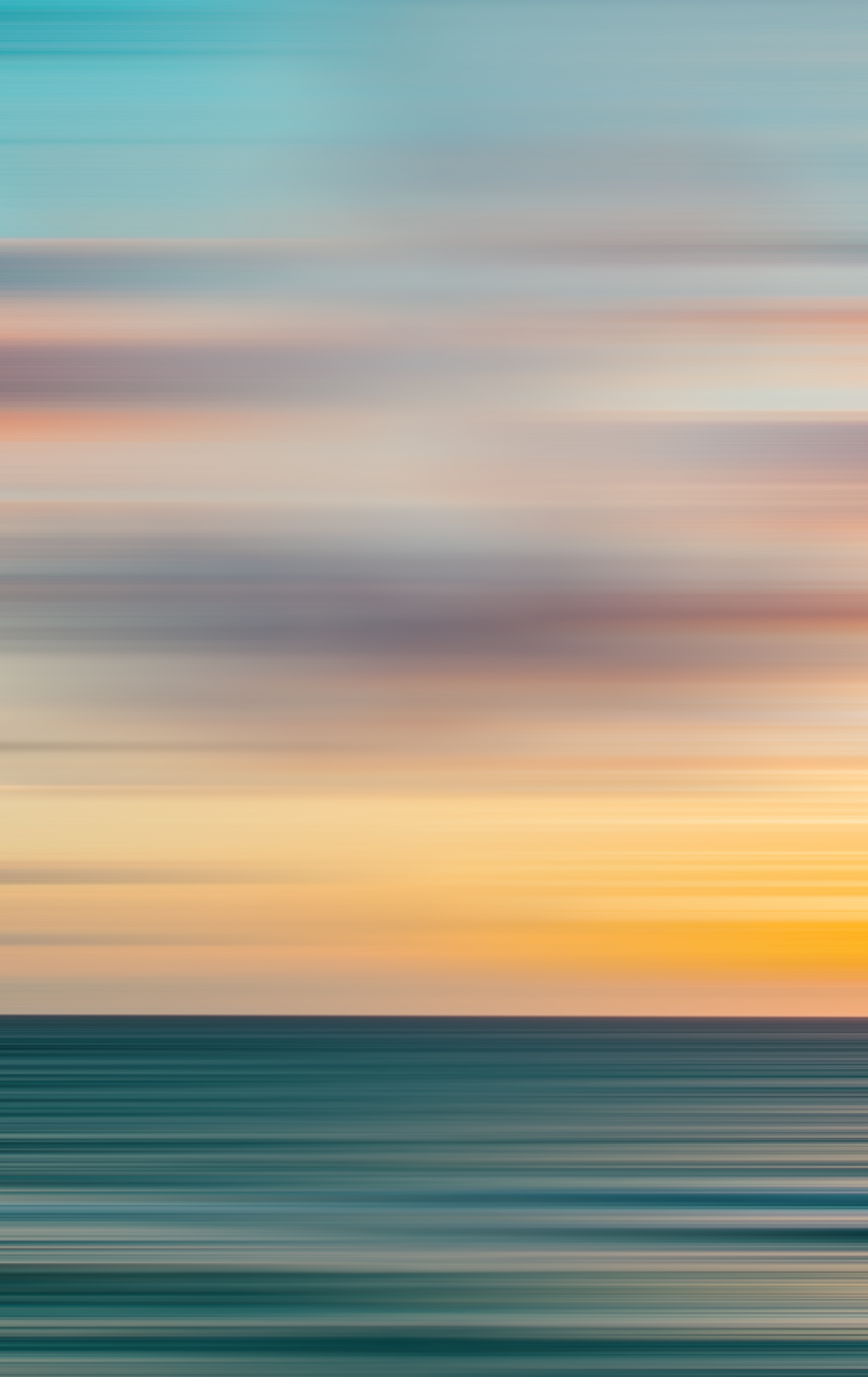 gradient, nature, sunset, horizon, long exposure, blurred, fuzzy HD wallpaper