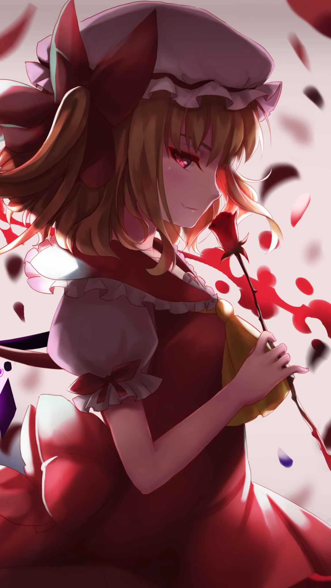 Descarga gratuita de fondo de pantalla para móvil de Animado, Flandre Escarlata, Touhou.