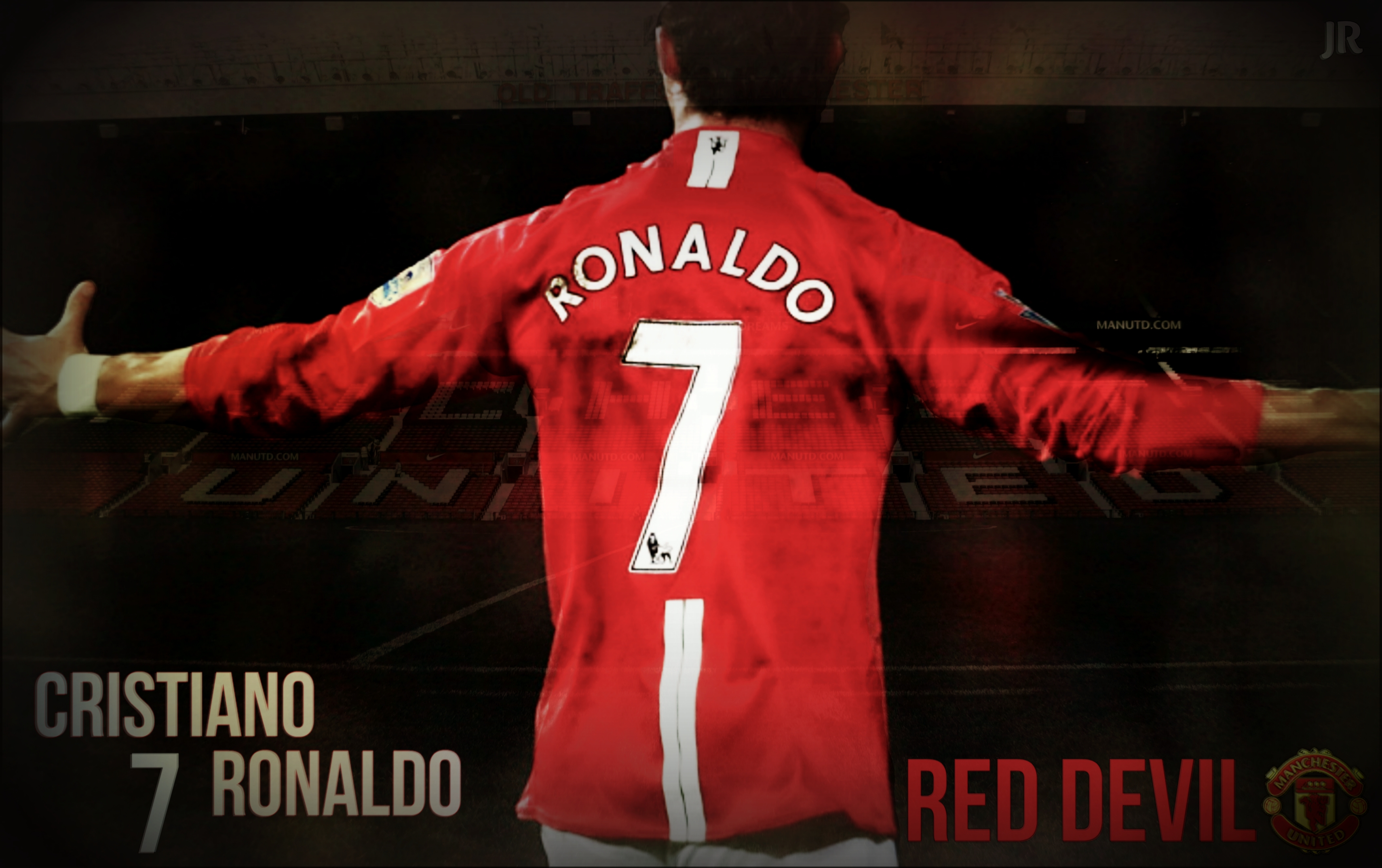 Handy-Wallpaper Sport, Fußball, Cristiano Ronaldo, Manchester United kostenlos herunterladen.