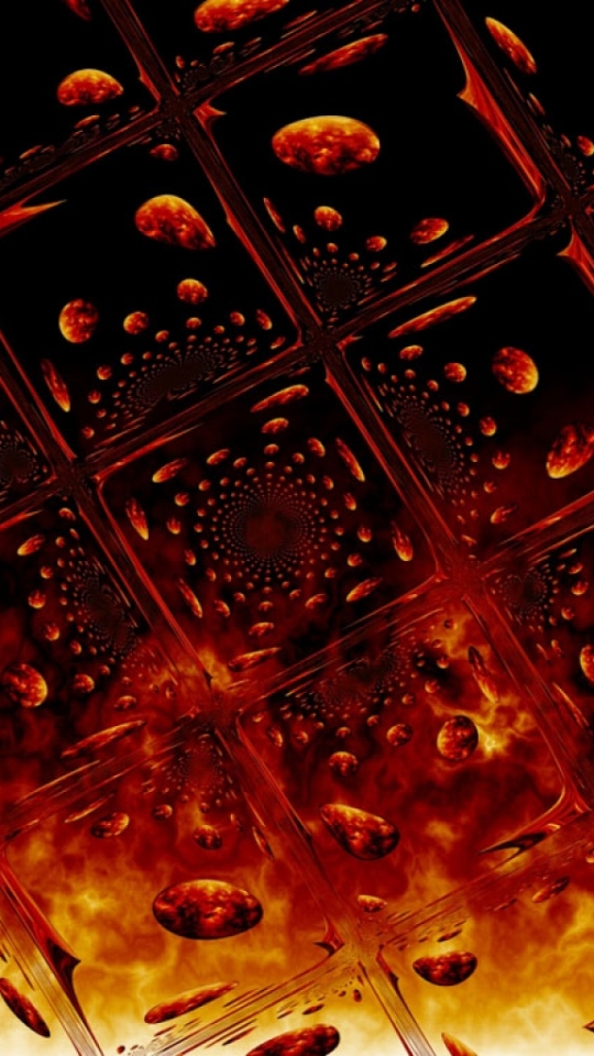 Download mobile wallpaper Fire, Glass, Artistic for free.