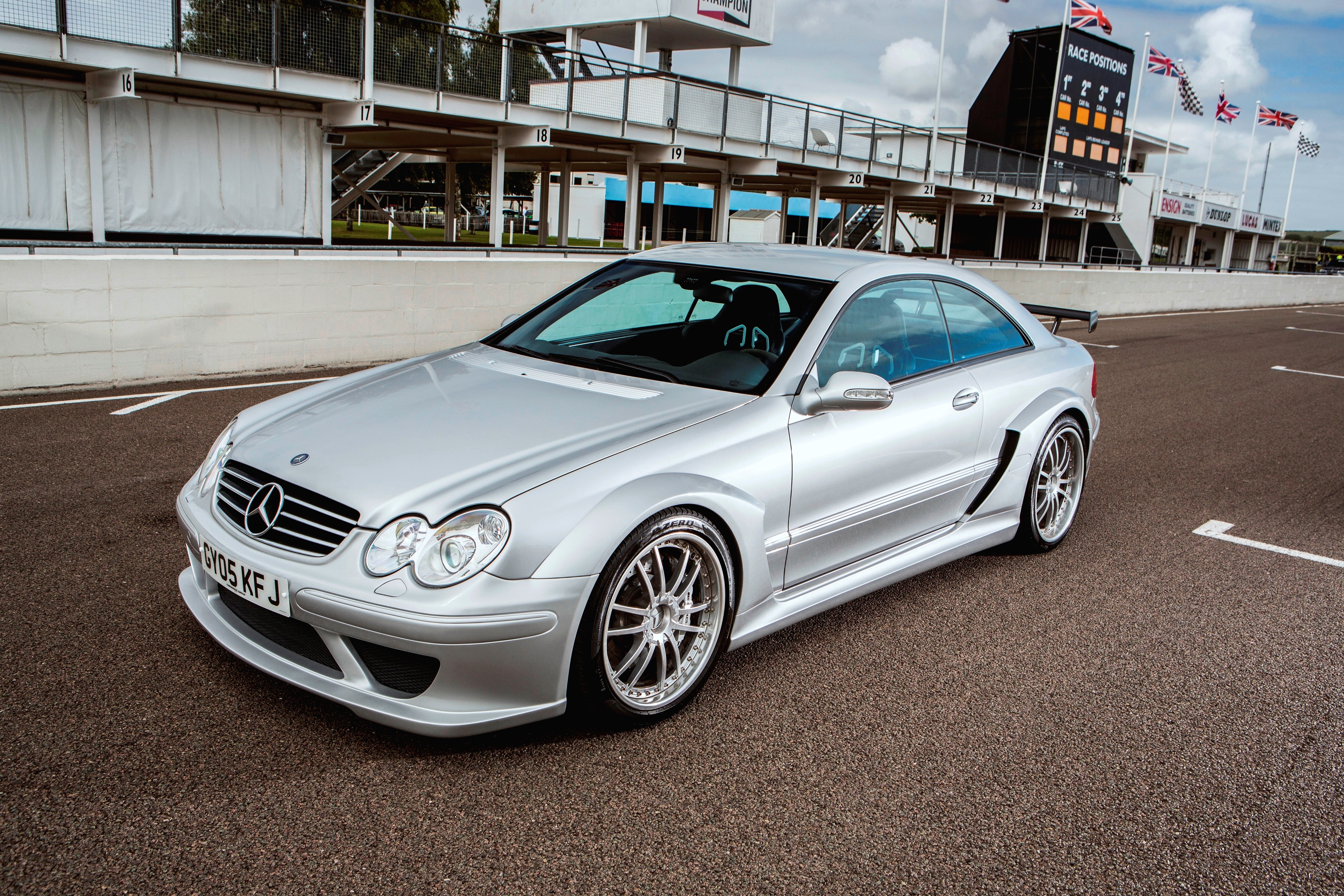 cars, side view, amg, mercedes benz, silver, silvery, clk class