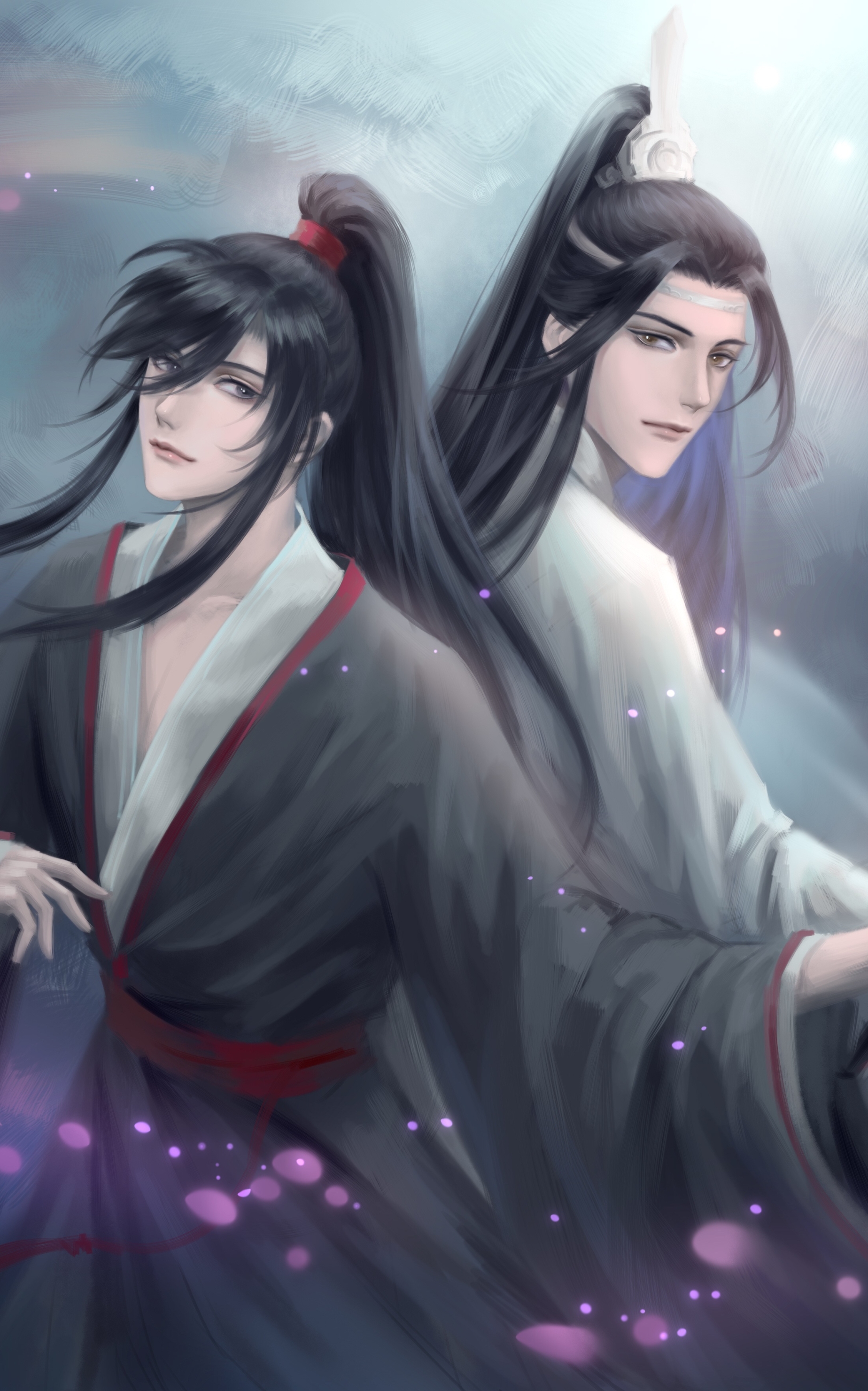 Download mobile wallpaper Anime, Lan Zhan, Wei Ying, Lan Wangji, Wei Wuxian, Mo Dao Zu Shi for free.