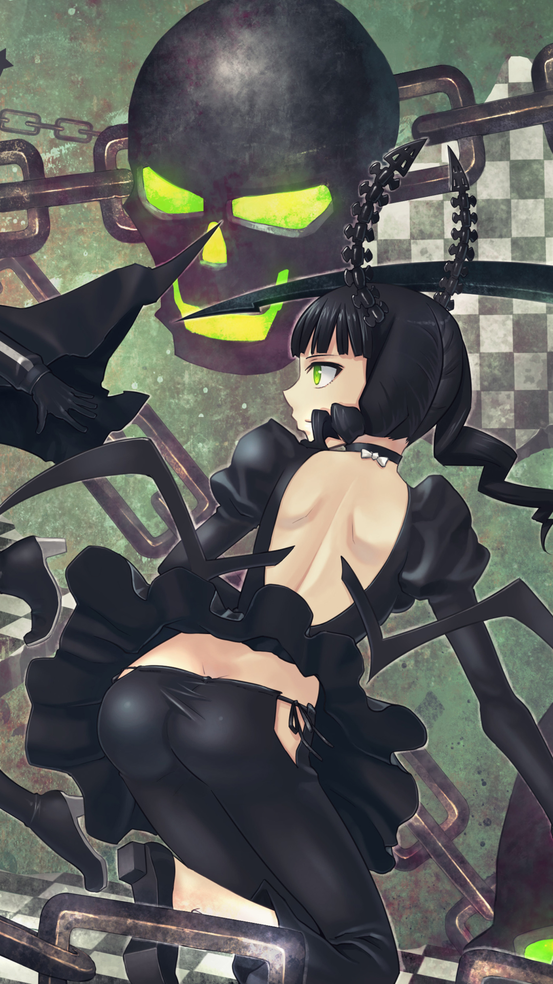 Handy-Wallpaper Animes, Burakku Rokku Shuta, Dead Master (Black Rock Shooter) kostenlos herunterladen.