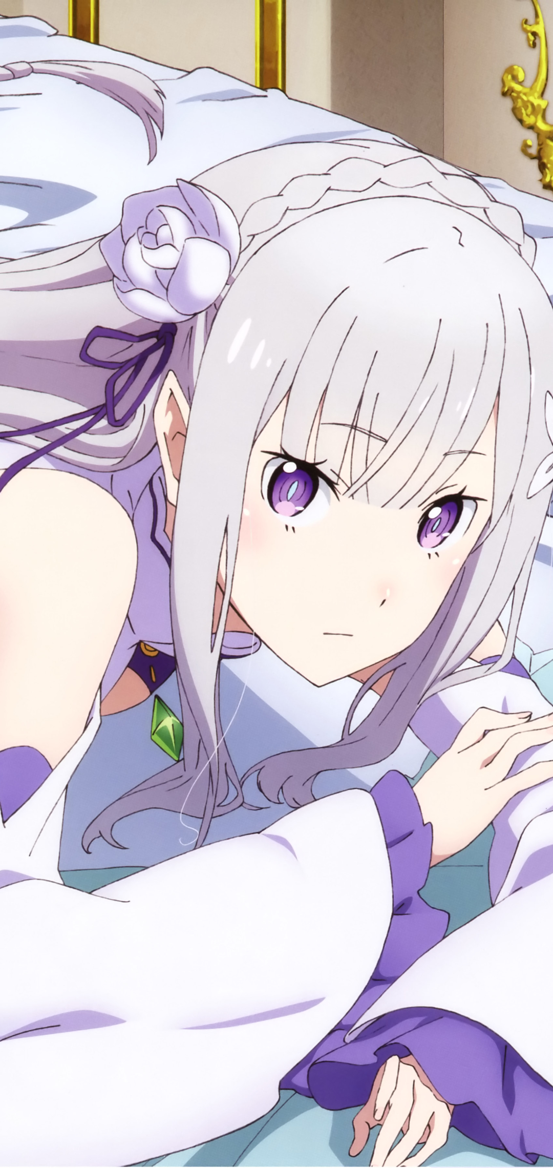 Handy-Wallpaper Animes, Emilia (Re: Zero), Re:zero Das Leben In Einer Anderen Welt Beginnen kostenlos herunterladen.