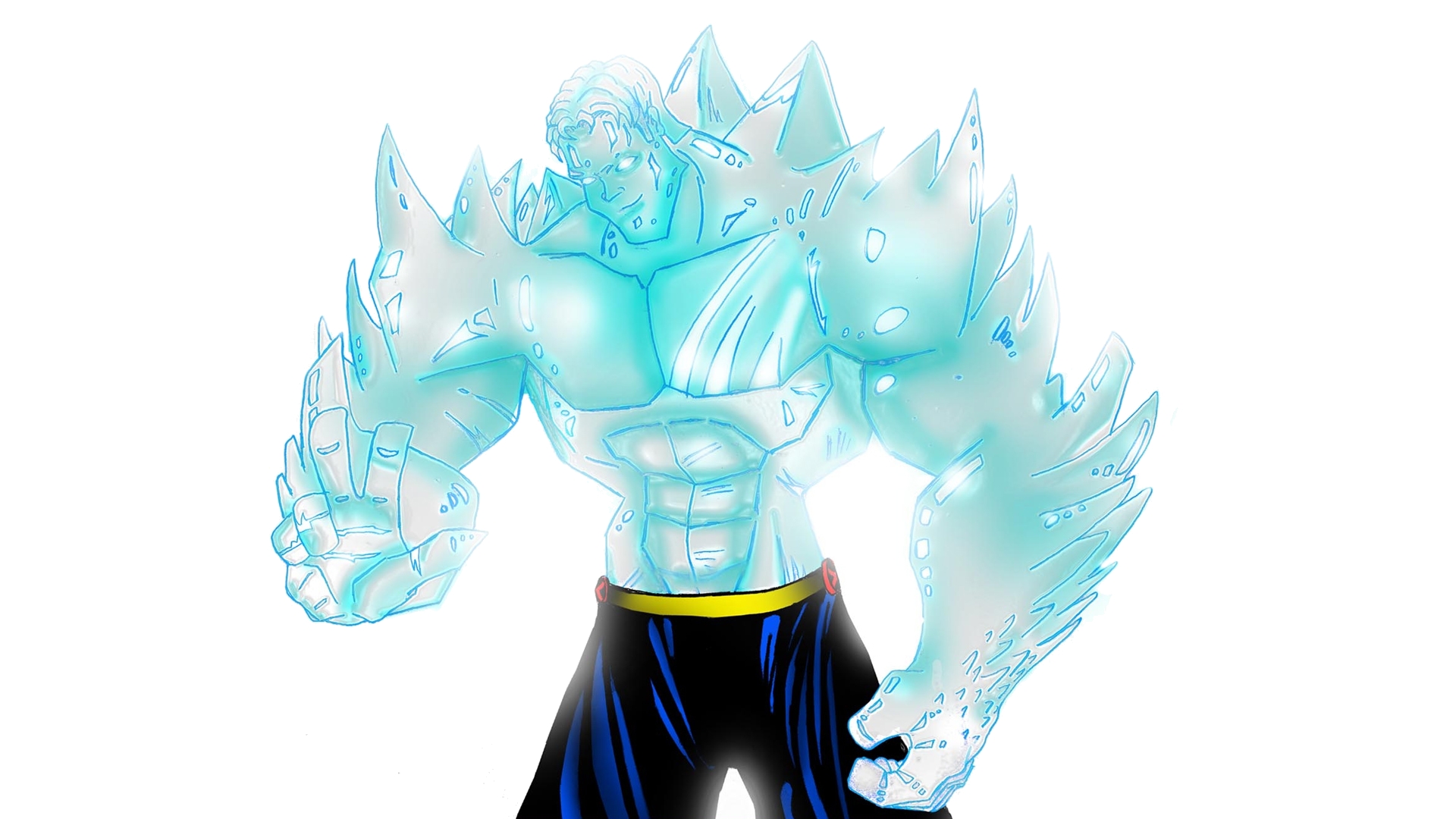 Download mobile wallpaper Iceman (Marvel Comics), X Men, Comics for free.