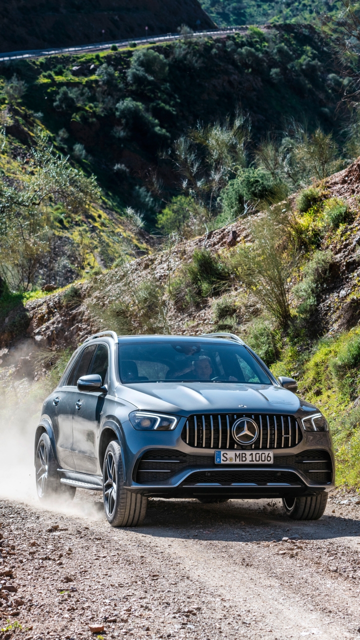 Download mobile wallpaper Car, Suv, Mercedes Benz, Mercedes Amg, Vehicle, Vehicles, Silver Car, Mercedes Amg Gle 53 for free.