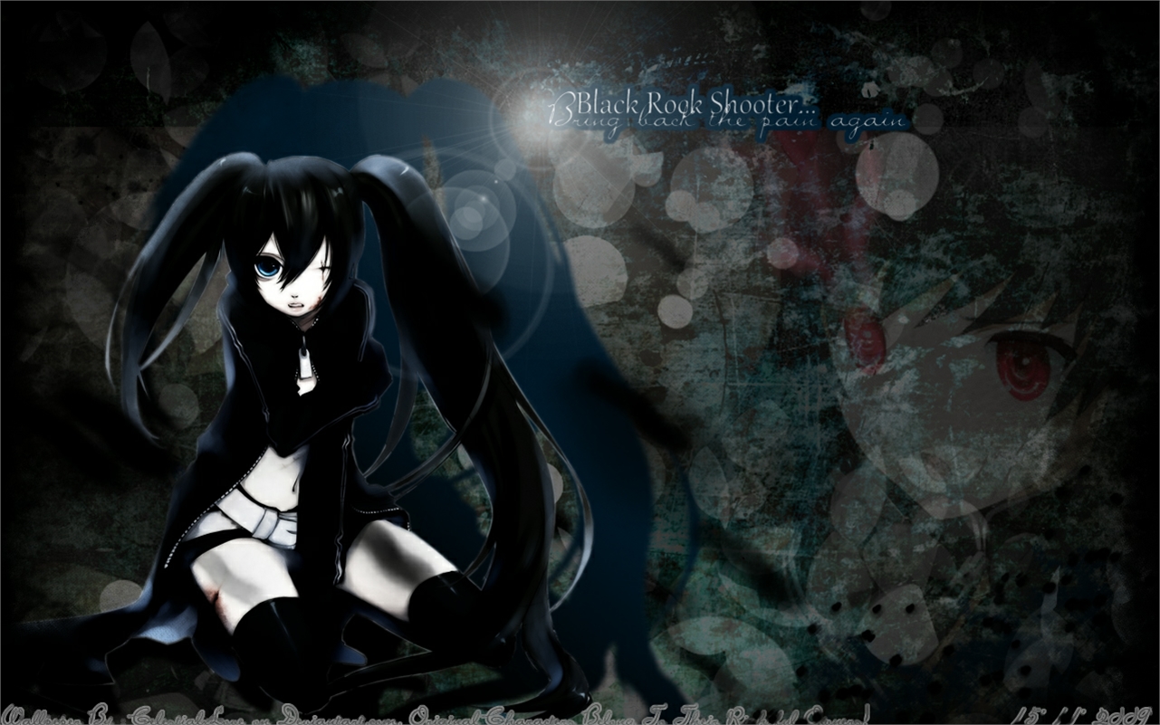 Téléchargez des papiers peints mobile Black Rock Shooter, Animé gratuitement.