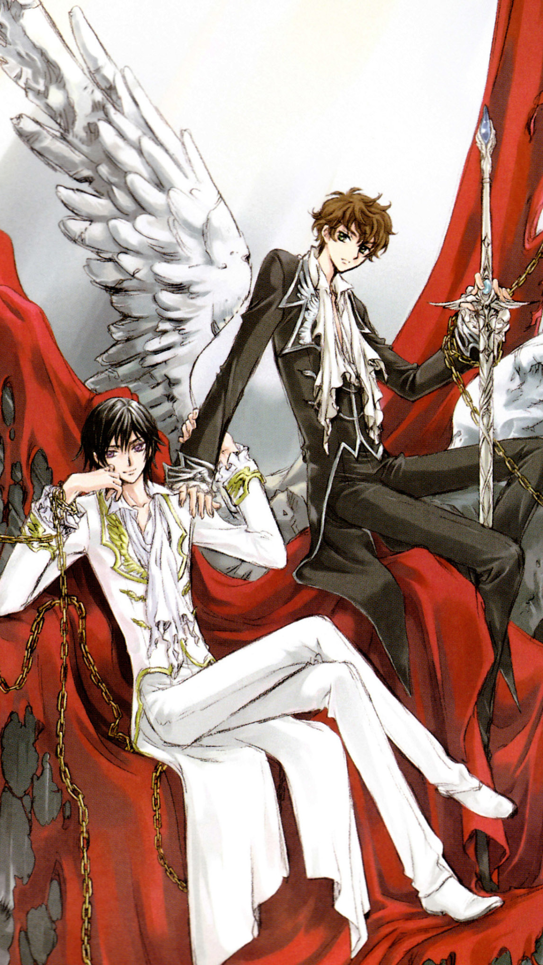 Téléchargez des papiers peints mobile Animé, Lelouch Lamperouge, Suzaku Kururugi, Code Geass: Lelouch Of The Rebellion gratuitement.