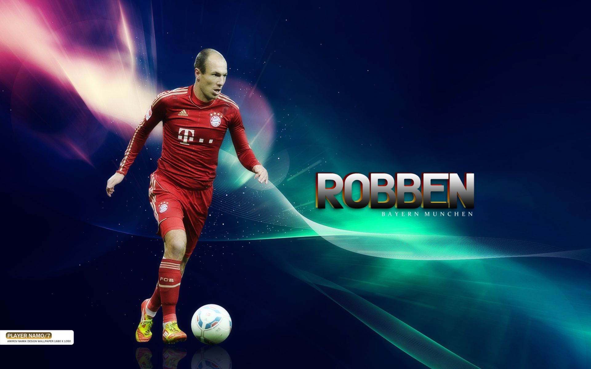 Téléchargez des papiers peints mobile Des Sports, Football, Fc Bayern München, Arjen Robben gratuitement.