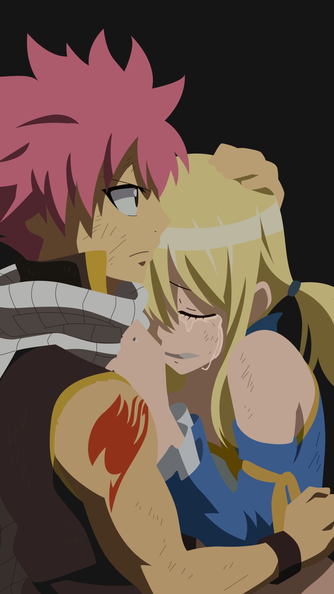 Baixar papel de parede para celular de Anime, Fairy Tail, Lucy Heartfilia, Natsu Dragneel gratuito.