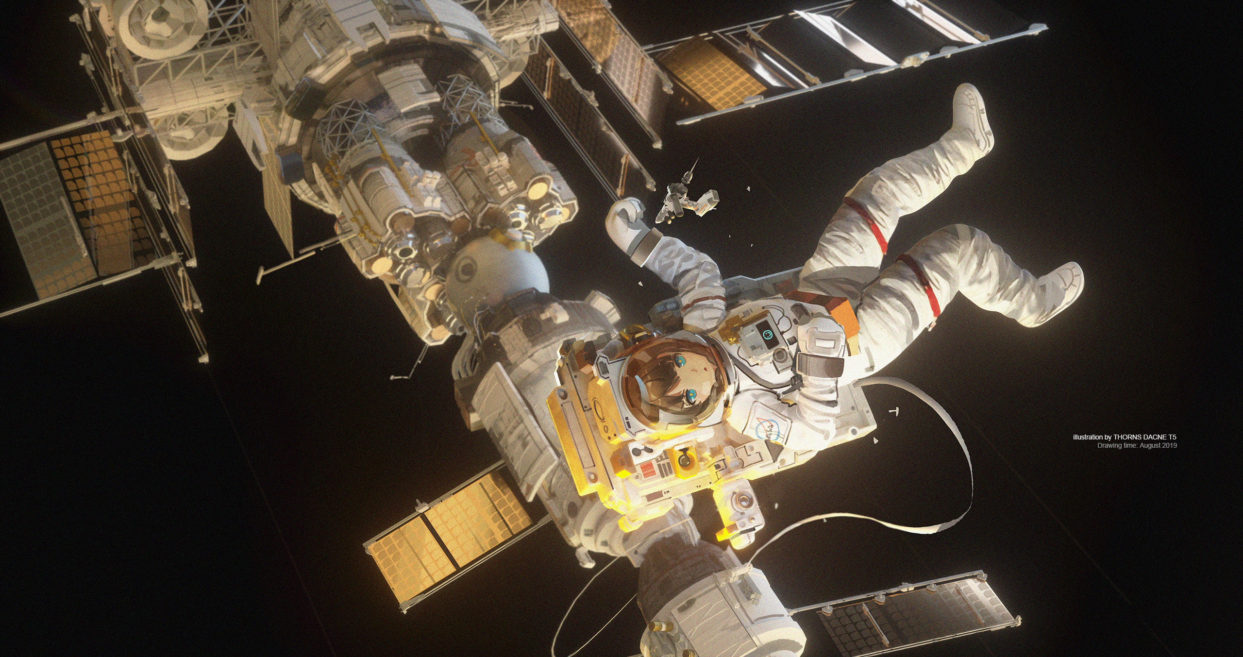 Descarga gratuita de fondo de pantalla para móvil de Animado, Astronaut.