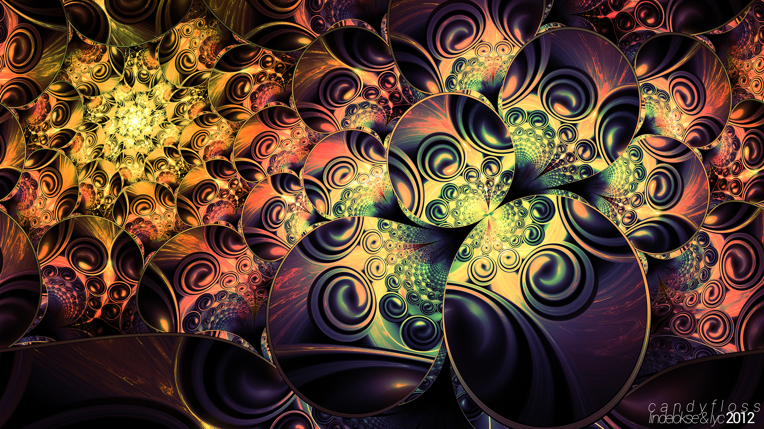 Download mobile wallpaper Fractal, Abstract for free.