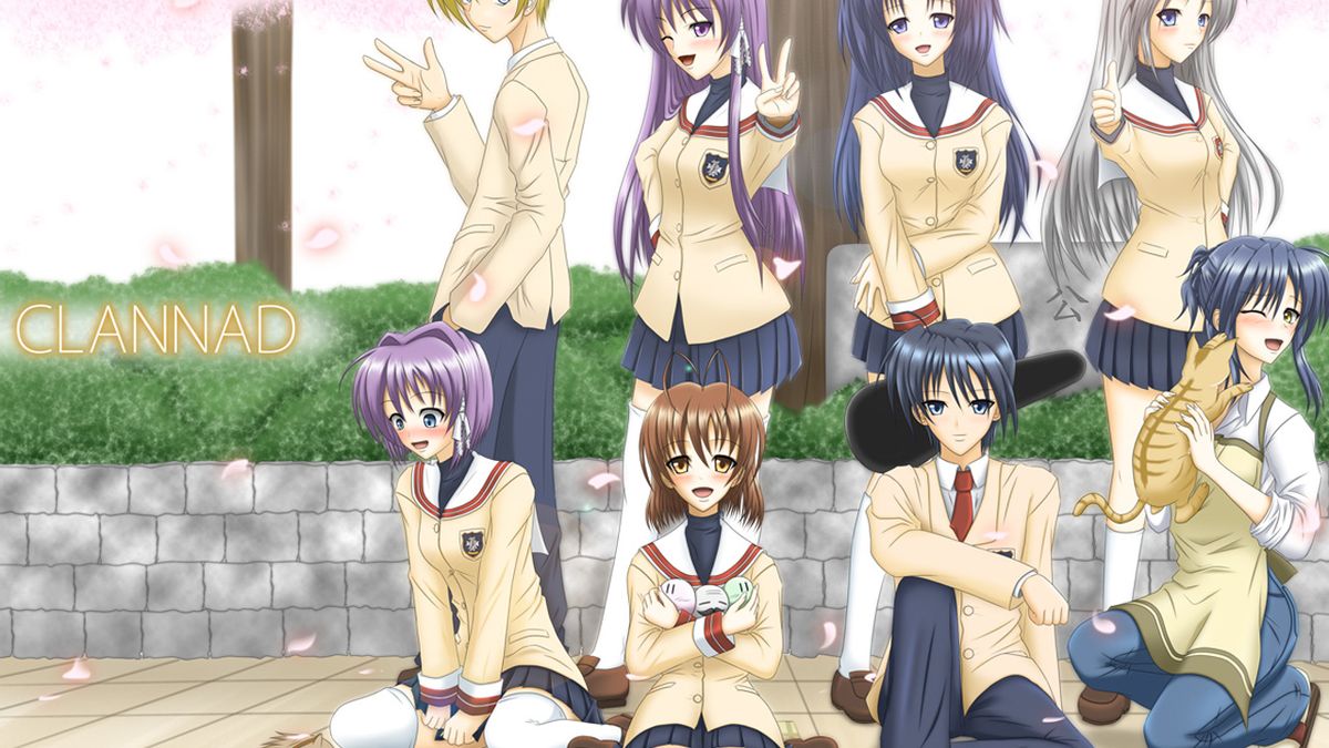 PC Wallpapers <b>anime</b>, clannad, botan (clannad), katsuki shima, kotomi ichino...