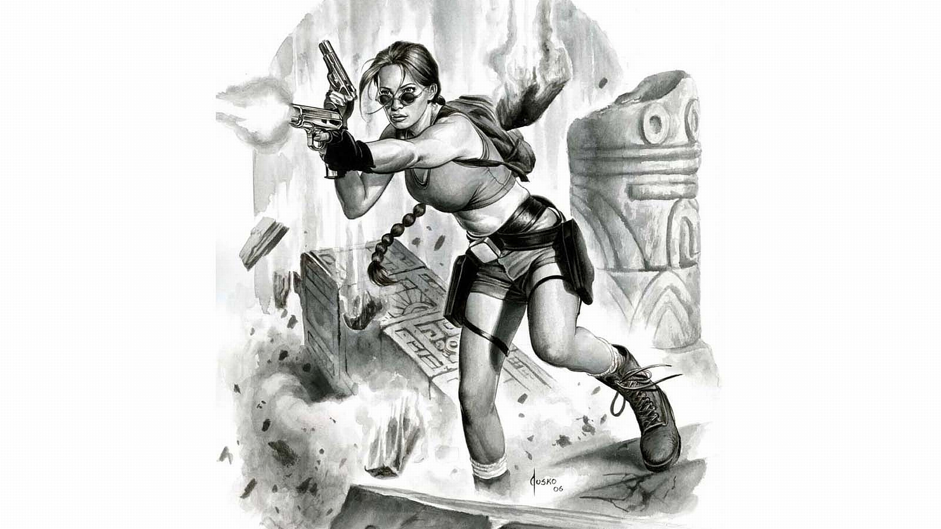 200011 baixar papel de parede história em quadrinhos, tomb raider: a origem, lara croft - protetores de tela e imagens gratuitamente