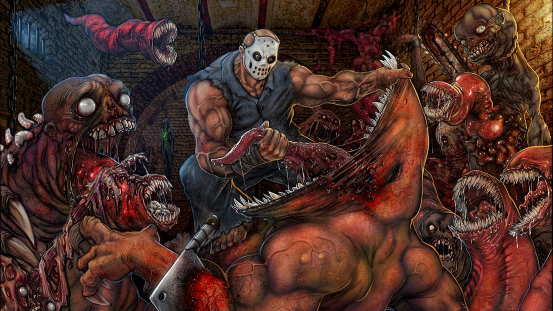 Los mejores fondos de pantalla de Splatterhouse 3 para la pantalla del teléfono