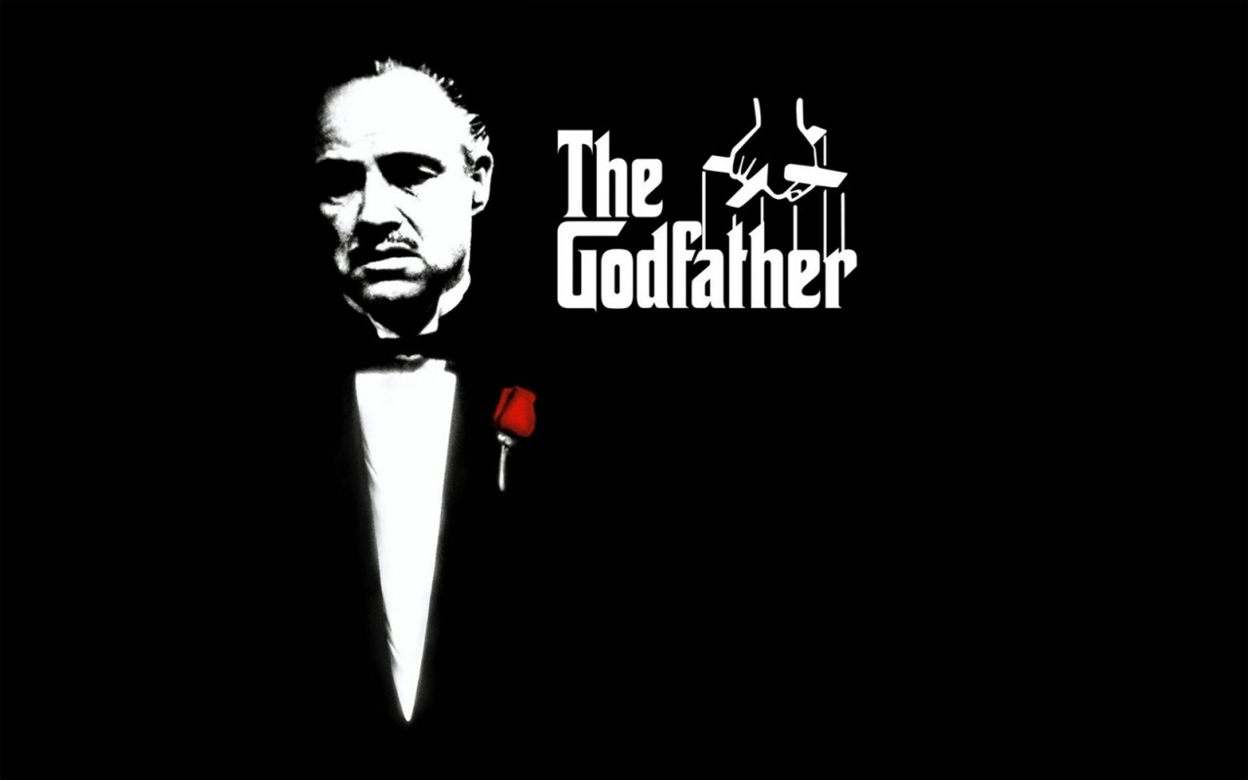 Full HD cinema, godfather, black