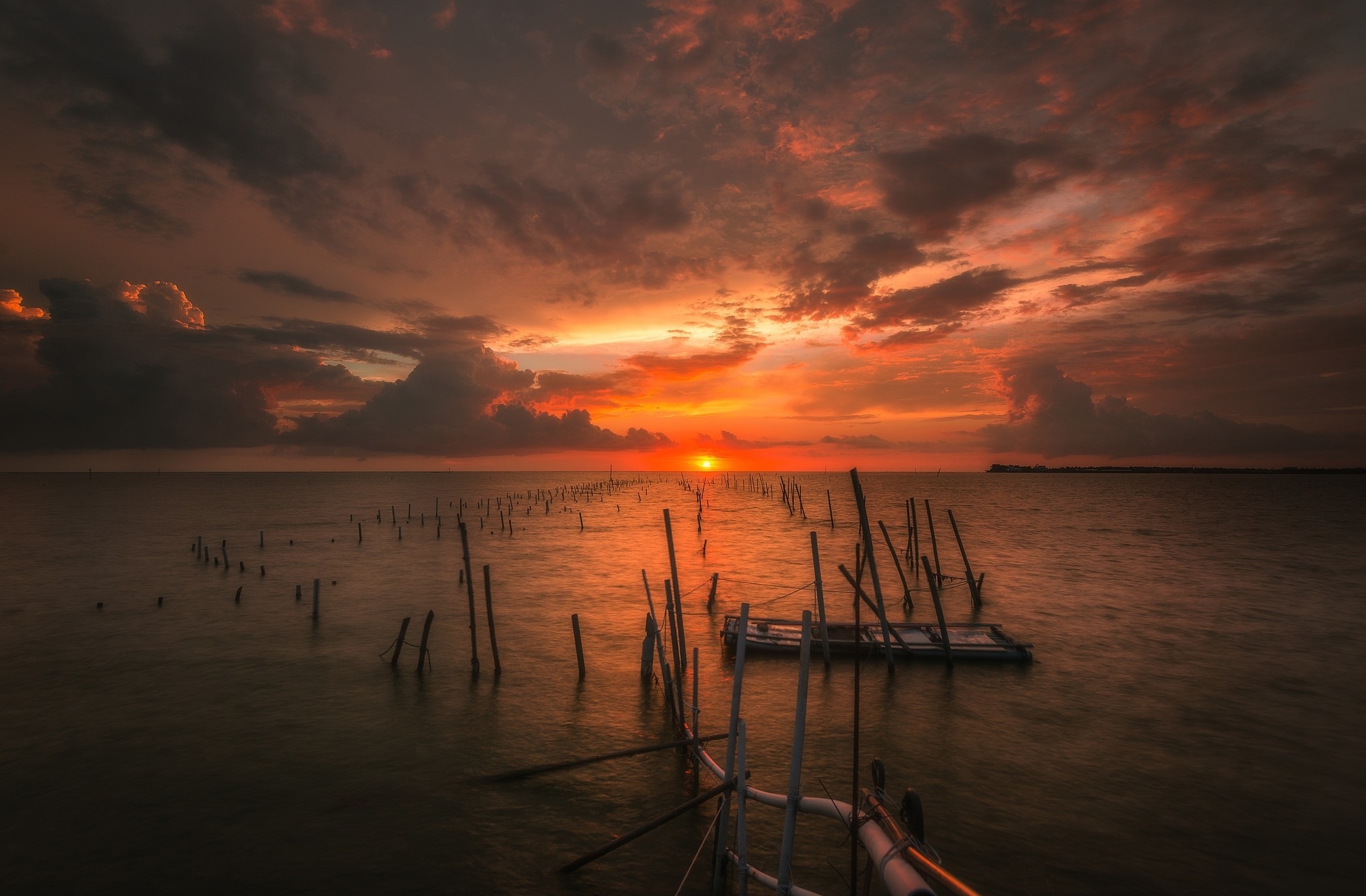 Descarga gratuita de fondo de pantalla para móvil de Mar, Amanecer, Fotografía.