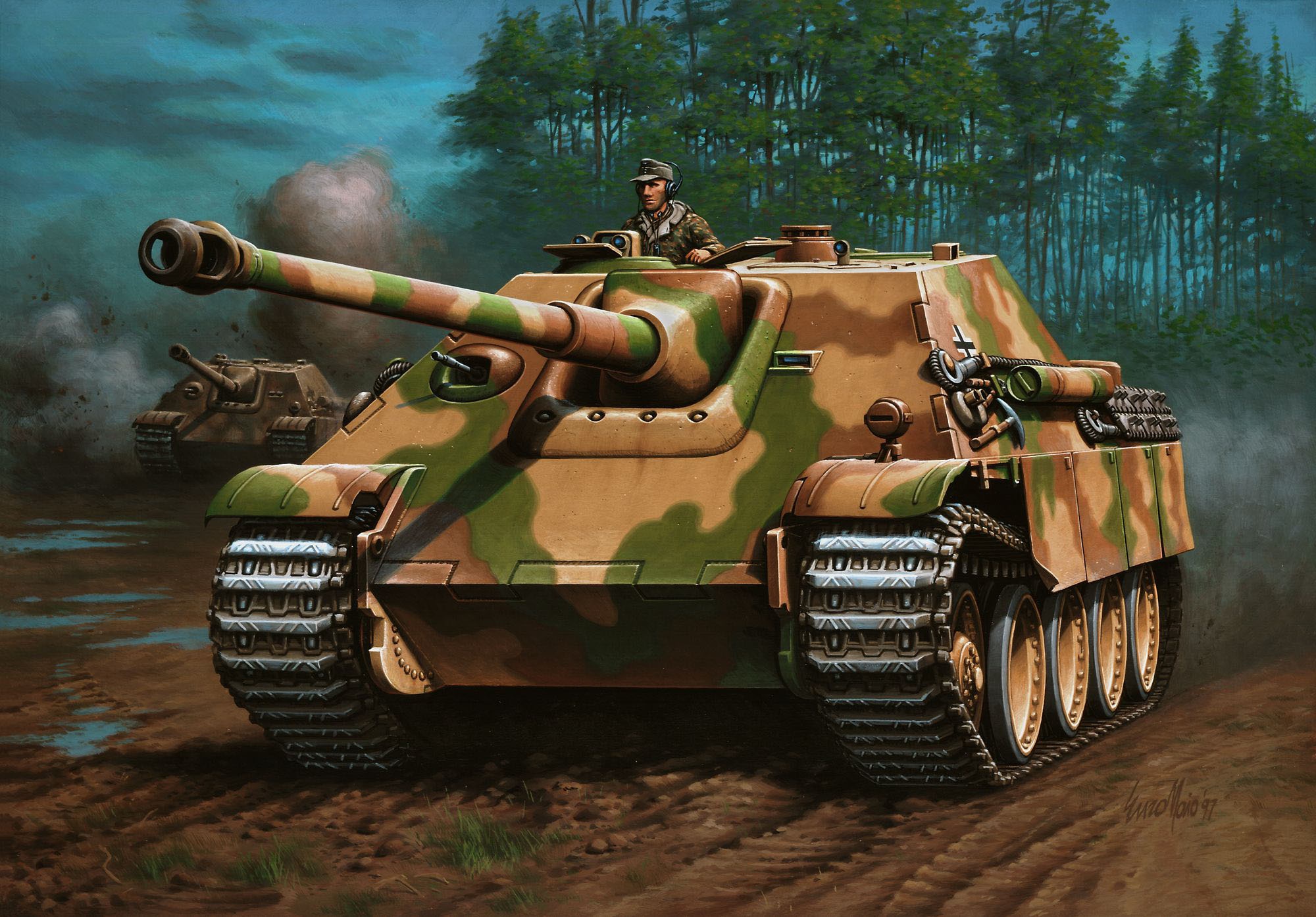 Handy-Wallpaper Panzer, Militär, Jagdpanther kostenlos herunterladen.
