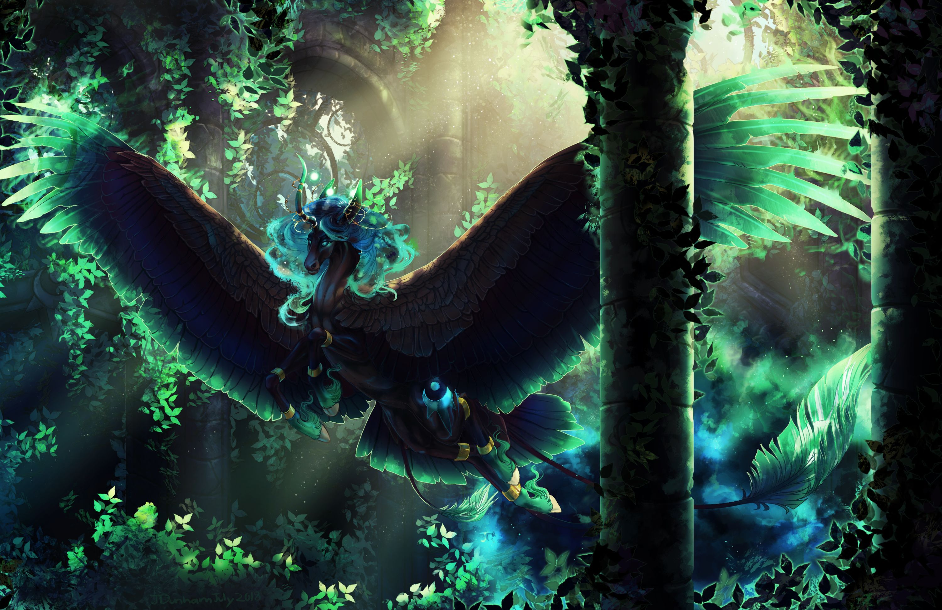 Download mobile wallpaper Fantasy, Wings, Pegasus, Fantasy Animals for free.