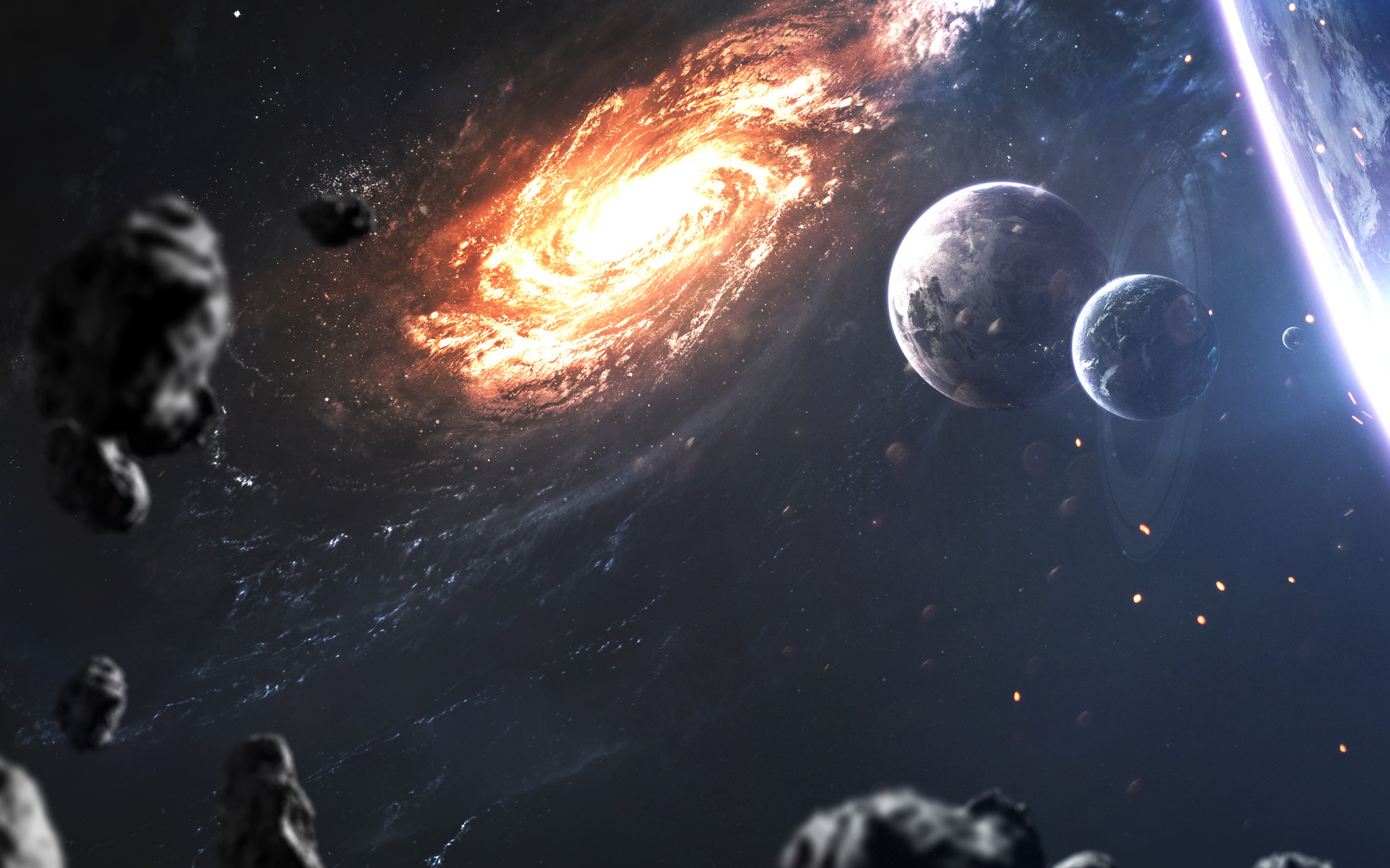 Free download wallpaper Galaxy, Sci Fi on your PC desktop