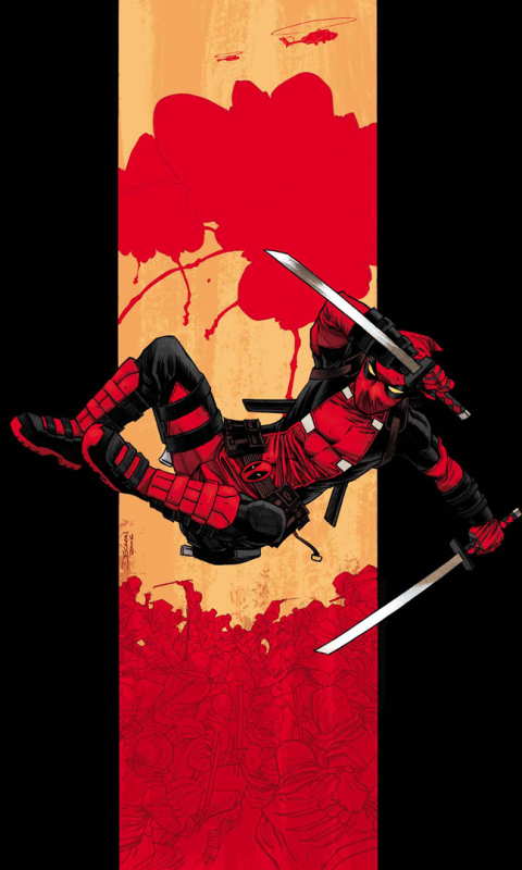 Handy-Wallpaper Deadpool, Comics kostenlos herunterladen.