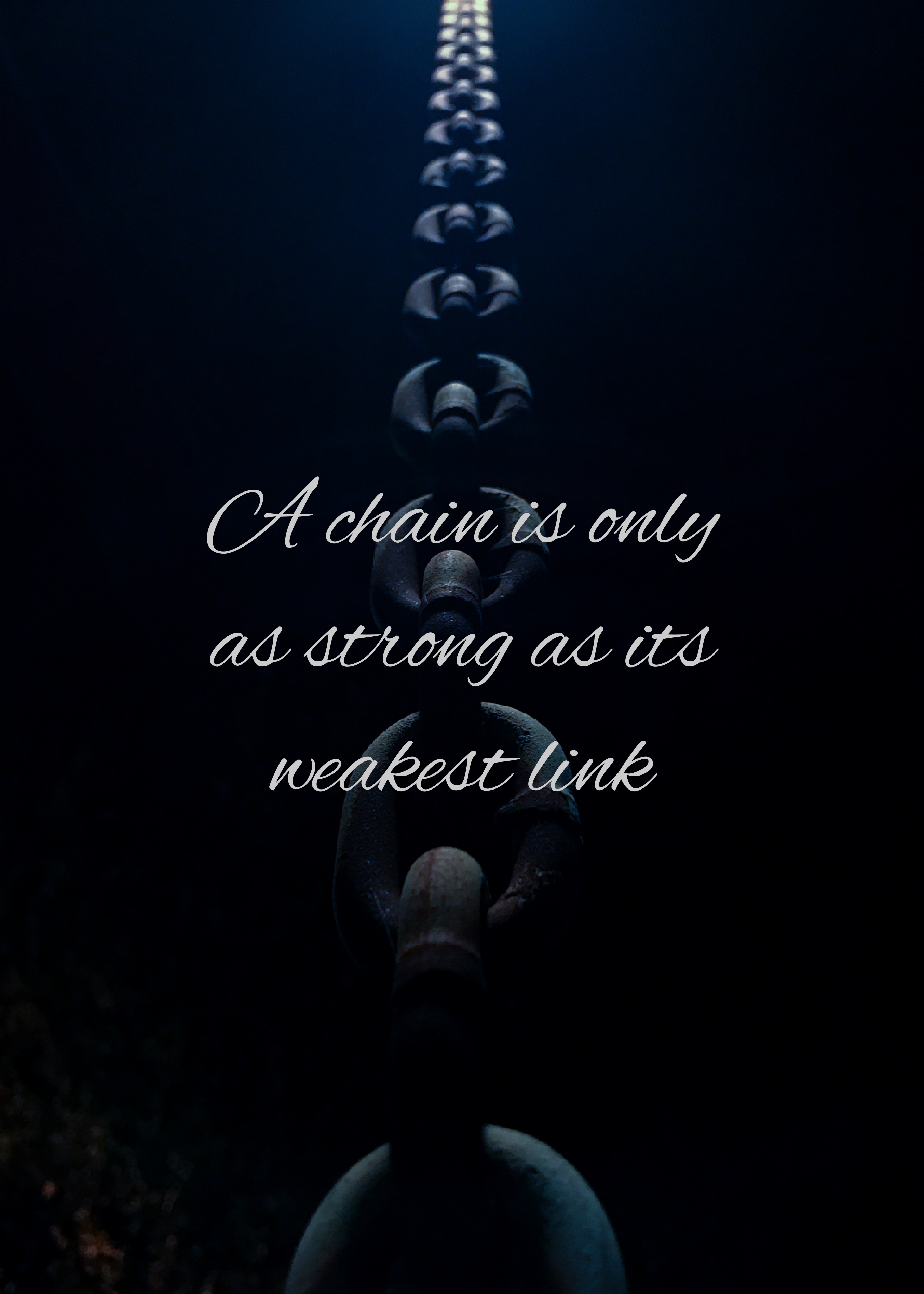 words, strength, force, phrase, chain, weakness, link