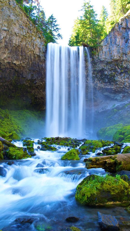 Download mobile wallpaper Waterfalls, Waterfall, Earth, Stream for free.