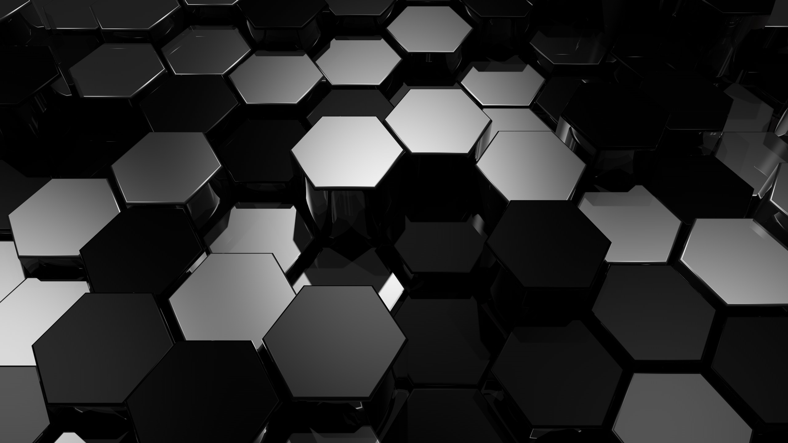 hexagon, abstract, pattern