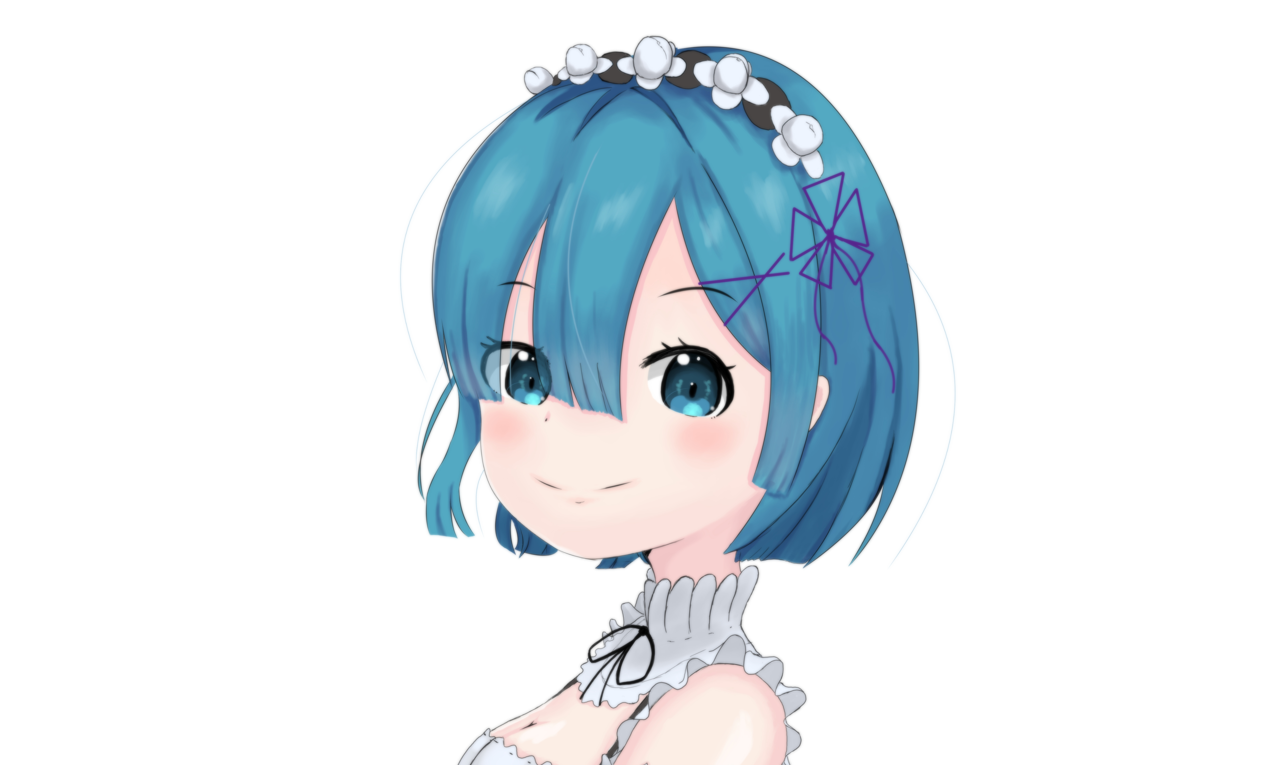 Téléchargez gratuitement l'image Animé, Re:zero Commencer Sa Vie Dans Un Autre Monde, Rem (Re:zero) sur le bureau de votre PC