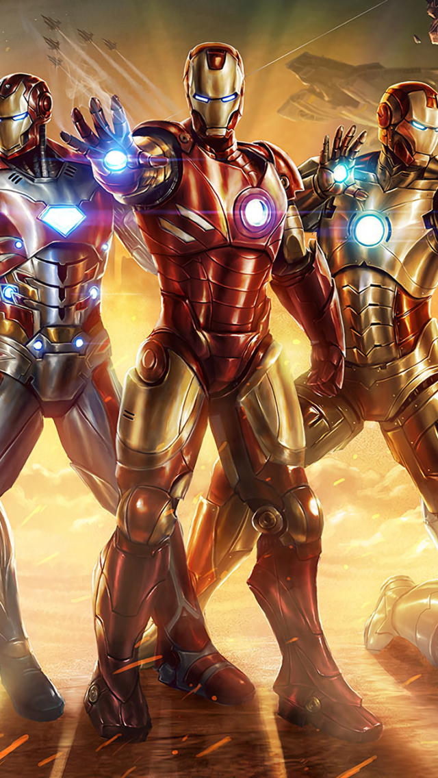 Handy-Wallpaper Iron Man, Comics kostenlos herunterladen.