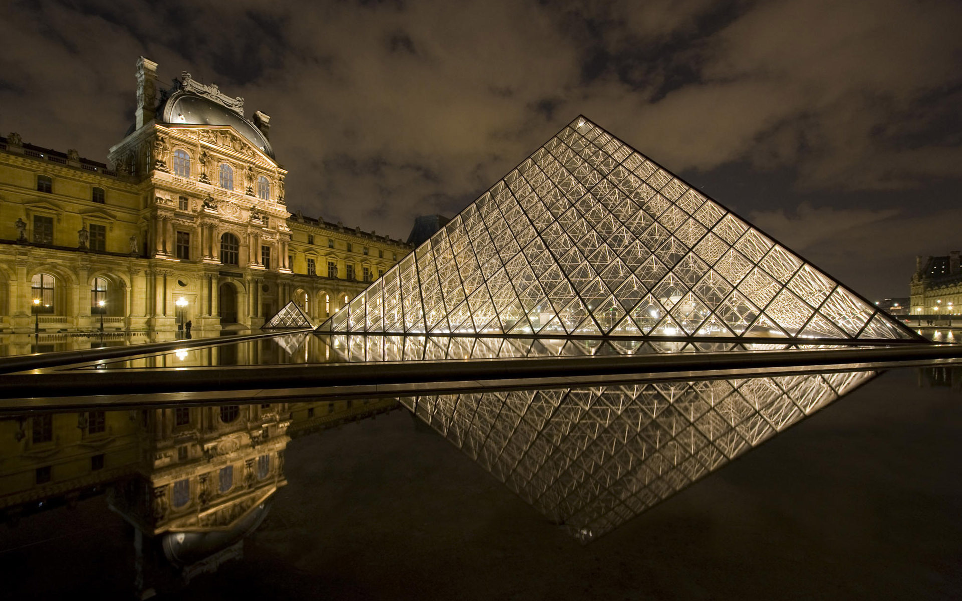 Laden Sie Der Louvre HD-Desktop-Hintergründe herunter