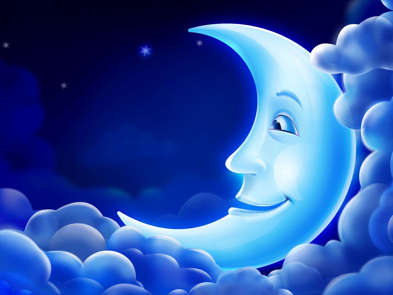 Free download wallpaper Sky, Clouds, Miscellanea, Night, Miscellaneous, Moon on your PC desktop