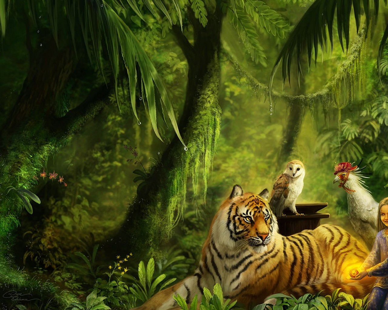 Free download wallpaper Tiger, Animal on your PC desktop