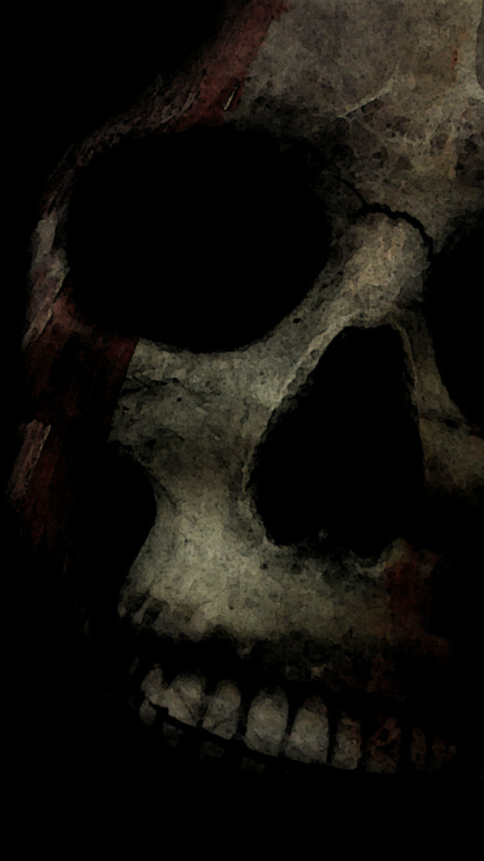 Download mobile wallpaper Dark, Skull for free.